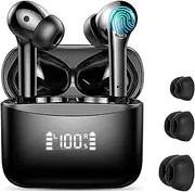[SWNEPOF] Translation Earbuds, Language Translator Earbuds Real Time, Bluetooth 5.4 Wireless ENC Translation Earphones, Support 164 Languages with App, No Subscription, for Travel Business Learning
