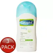 3 x Cetaphil Baby Massage Oil 200Ml