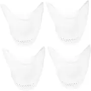 Outanaya 2Pairs Portable Elastic Toe Covers Wear Resistant Silicone Toe Guards for Toe Relief and Comfort Reusable and Washable Foot Accessories for Women and Men