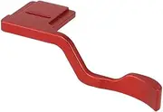 Haoge THB-XT30R Metal Hot Shoe Thumb Up Rest Hand Grip for Fujifilm XT50 Fuji X-T10 X-T20 X-T30 XT10 XT20 XT30 X-T30II Camera Red