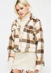 Latte Rock Mtn. High Plaid Jacket