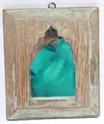 Solid Hardwood Handmade Wall Mirror Frame - Unique Rustic Vintage Style Decor T2