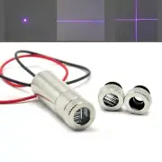 Focusable 405nm 50mW Violet-Blue Dot Line Cross Laser Diode Module w/ Driver In