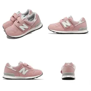 【NEW BALANCE】童鞋 313 寬楦 粉紅 白 中童 小朋友 魔鬼氈 NB(PO313JD-W)