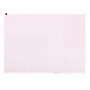 ECG Paper 8 Pack Z-Fold Welch Allyn Compatible Generic Red Grid Chart Paper