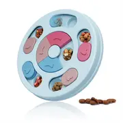 Dogs Food Puzzle Feeder Toys for IQ Training-Blue