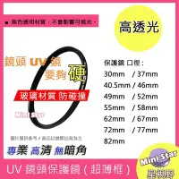 在飛比找Yahoo!奇摩拍賣優惠-星視野 UV 40.5mm 保護鏡 濾鏡 防潑水 防污 So