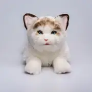 Lifelike 14-Inch Stuffed Cat with Meowing, Purring & Blinking Features