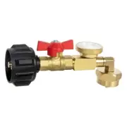 Propane Adapter Fast and Safe Propane Bottle Inflator with Night Glow Gauge