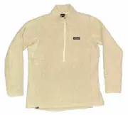 Patagonia R1 Air Zip Neck Fleece Pullover Wool White Womens Size Medium New