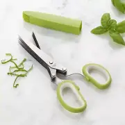 CWKD Professional Stainless Steel 5 Blade Multi Function Herb Scissor