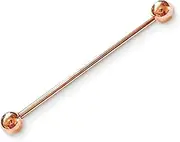 [BDEPSTR] 1 x Tie Collar Pin, Tie Pin, Men's Gold-Plated Tone Steel Collar Tie Pin, Shirt Collar, Stud Barbell Bar Clip Clasp Brooch, Classic Metal Tie Clips