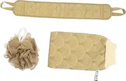 MERRYHAPY 1 Set Shower Ball Bath Long Bath Towel Back Pulling Towel Shower Glove Durable Portable for Deep Cleaning Relaxation