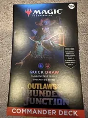 Magic MTG Outlaws of Thunder Junction Quick Draw Commander Deck New Sealed