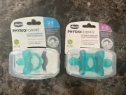 3 Chicco PhysioForma Silicone Orthodontic Pacifiers for Babies 0-16 Months