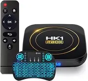 CHROX Android TV Box 12.0, 4K 2GB RAM 16GB ROM with Mini Wireless Keyboard, H618 CPU Quad-Core WiFi 6 HDR10+ 2.4G/5G WiFi BT 5.0 Smart TV Box Android,4gb+64gb