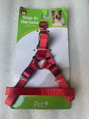 Step In Harness Red Pets Dogs 5/8" x 14" - 20" Size M New