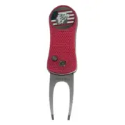 Pitchfix Switchblade Hybrid Divot Repair Tool with Removable Ball Marker (Pink)