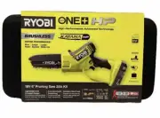 NEW Ryobi 18V ONE+ HP Brushless 6” 15cm Pruning Saw 2.0Ah Kit with Carry Case