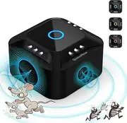 Ultrasonic Mouse and Rats 360°, Device Ultrasonic Mouse with Strobe Lights and PIR, Ultrasonic Mouse Repellent Mice for Rodents, Mice, Squirrels, Spiders, Roach