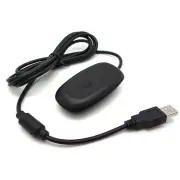 PC Wireless Controller Gaming USB Receiver Adapter for Microsoft XBOX 360 Black