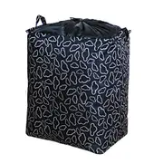 riin Single Medium Home Storage Bag Fordable Basket with Handle Waterproof Clothes Quilt Organizer for Moving House Luggage Model 75L