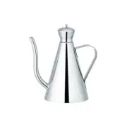 Avanti Stainless Steel 750ml Art Deco Luxury Oil Can Container Dispenser Silver