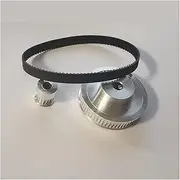 Transmission Belt Width 6mm Timing Belt Pulley Set GT2 60 Teeth 15 Teeth Reduction 4:1/1:4 3D Printer Accessories Belt Bore 5 6 6.35 8 10 12 14mm V-Belt (Color : 15T-B5 and 60T-B8, Size : 250)