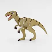 Crafty Bitz Dinosaur Dyi Mini 3D Puzzle, Tan