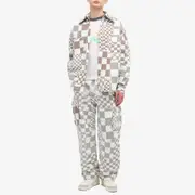 ERL Checkerboard Canvas Jacket