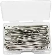 Generic 3X 100x Fork Pins for Quilting Metal Sewing Double Blocking Pins Hanger Craft Making Supplies Needlework Accessories