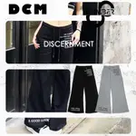 【NUMBER 8 】 DISCERNMENT DCM 字體 棉褲 喇叭褲 大褲口 長褲