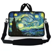 10" 9 Tablet Netbook Sleeve Bag Case Pouch Shoulder Strap iPad Starry Night SP49