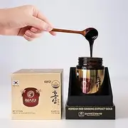 Korean Red Ginseng Extract Gold 240g 6 Years (13mg/g), 100% Korean Red Ginseng Extract - Boost Immunity and Promote Enhance Immunity, Mental Performance, Stamina, Energy Health