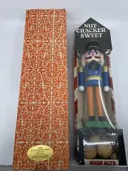Vintage Wood Nutcracker Figuring Toy Solider Christmas Decor NOS