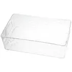 Plastic Cosmetics Storage Box Stackable Cosmetic Basket Makeup