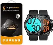 (2 Pack) Supershieldz Designed for Ticwatch Atlas / Ticwatch Pro 5 Enduro / TicWatch Pro 5 / TicWatch Pro 3 / TicWatch Pro 3 Ultra GPS Smartwatch Tempered Glass Screen Protector, Anti Scratch, Bubble