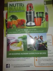 New Magic NutriBullet 9-Piece High-Speed Blender/Mixer System, Gray E243921