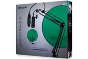 Nacon Streaming Microphone Kit & Green Screen