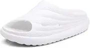 [Jakcuz] Men Slide Sandals Non-slip Waterproof House Shower Slippers Outdoor Beach Shoes