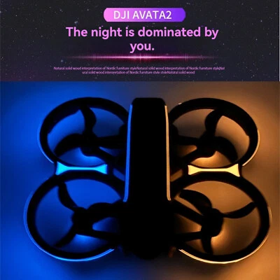 PVC Stickers Waterproof Anti-fouling Luminous Sticker Set for DJI AVATA 2 Drone