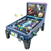Pinball Machine Building Blocks Set - Creative DIY Construction Toy with Smal...