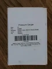 Commercial Pressure Guage, 0-5000 Psi, 2" Dial, Bottom 4CFG8