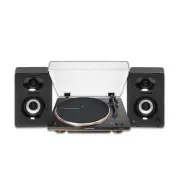 Audio-Technica AT LP70XBT BZ Automatic Belt Drive Turntable Black Bronze Bundle