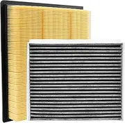 Engine and Cabin Air Filter Set Compatible with Ford F150(2015-2023), Ford Expedition Lincoln Navigator(2018-2024), Lobo(2016-2022), selected models FL3Z19N619A FP79 FA1883