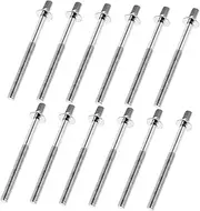 WESIEVYA 12pcs Drum Tension Lug Screws for Jazz Drum Kits Hardware for Percussion Instrument Repair Easy Installation and