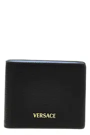 VERSACE 'Tag Logo' Wallet