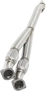 liwei store Stainless Steel Y-shaped Pipe Compatible With GT-R 2009-2015 3.8T V6 DOHC VR38DETT
