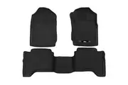 Weisshorn Car Floor Mat Rubber Front & Back Mats Mazda Dual Crew Cab Bt50 2012-2018 Model
