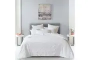 Bianca Kora White Front/Reverse Bedding Quilt Cover Set
